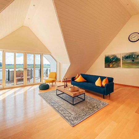 Rheinloft 3 - Grosse Giebelwohnung Mit Dachterrassen An Der Rheinpromenade Emmerich Bagian luar foto