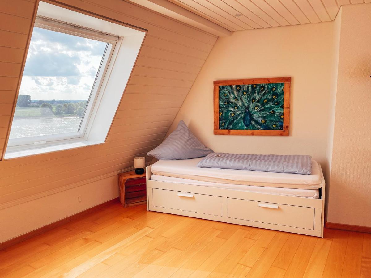 Rheinloft 3 - Grosse Giebelwohnung Mit Dachterrassen An Der Rheinpromenade Emmerich Bagian luar foto