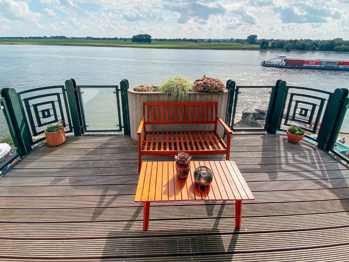 Rheinloft 3 - Grosse Giebelwohnung Mit Dachterrassen An Der Rheinpromenade Emmerich Bagian luar foto